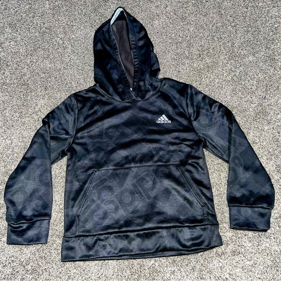 2 Adidas pull over hoodies size boys 6 & 8 - Picture 7 of 12